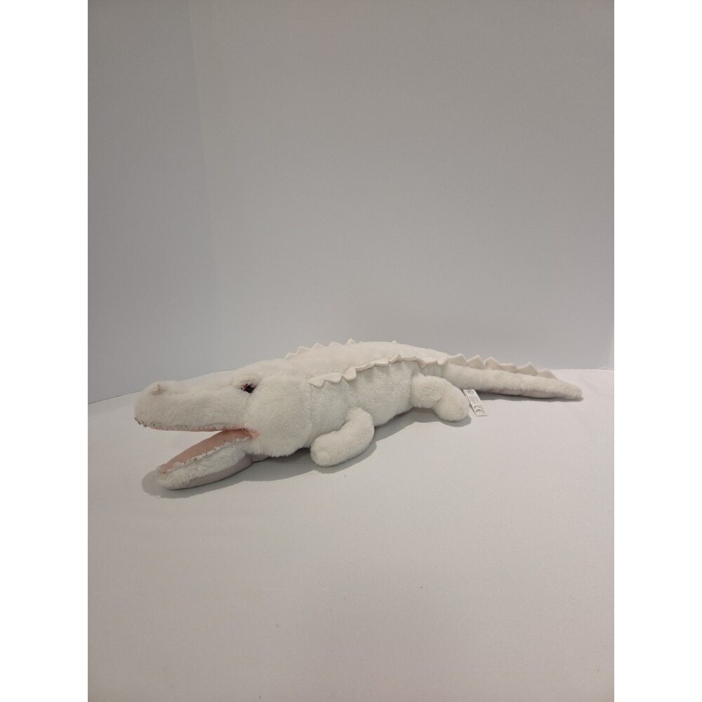 Vintage The Petting Zoo White Alligator Albino Pink Eyes 22" 1994 Recycled